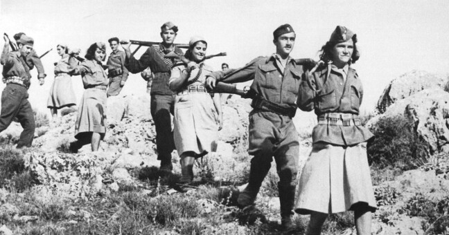 Řečtí partyzáni. Zdroj: Wikipedie