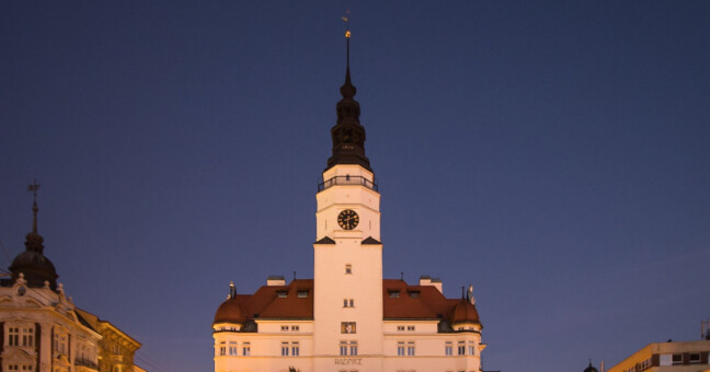 Opavská věž Hláska, zdroj: mapy.cz