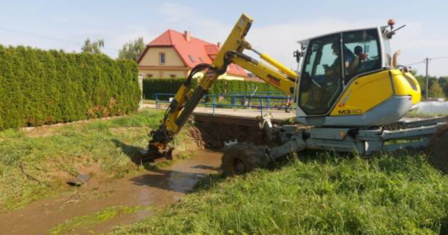 Poslední povodně zažila obec Šišma v červnu. Zdroj: Povodí Moravy