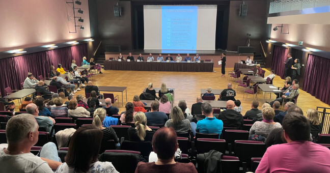 Setkání s místními, zdroj: město Šternberk