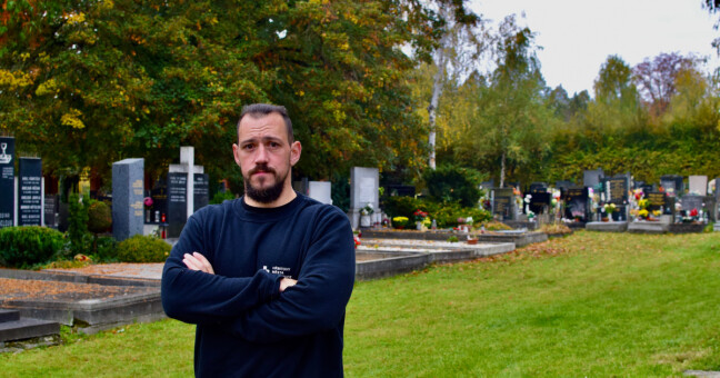 Josef Václavík působí jako správce provozu Městských hřbitovů Olomouc. Foto: Olomoucký Report