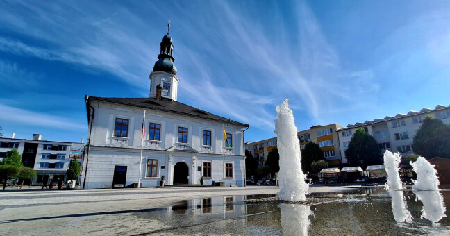 Masarykovo náměstí v Jeseníku. Zdroj: Olomoucký Report