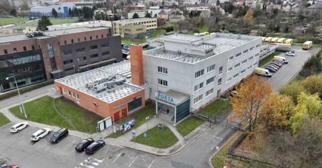 Pošta na Ladově ulici. Zdroj: Město Olomouc