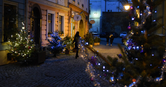 Šemberova ulice po výzdobě v roce 2022, foto: Olomoucký Report