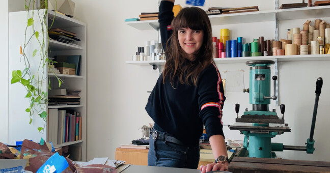 Za dveřmi umělce | Kateřina Mestická neboli Knihařka; zdroj: Knihařka