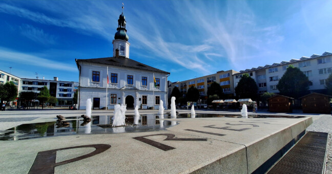 Masarykovo náměstí v Jeseníku. Zdroj: Olomoucký Report