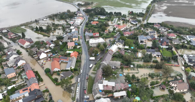 Zatopený Chomoutov, zdroj: Město Olomouc