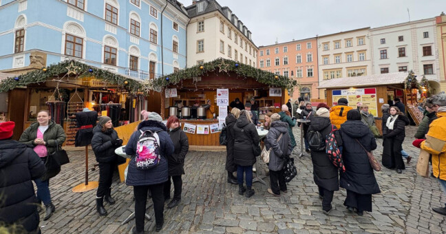 Stánek Dobrého místa pro život, zdroj: Olomoucký Report