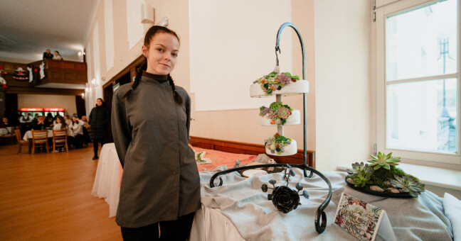 Vítězka soutěže O Priessnitzův dortík, zdroj: Olomoucký kraj / Martin Chromek