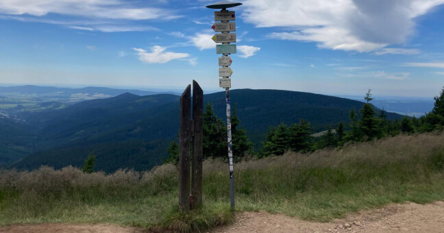 Králický Sněžník, pramen Moravy; foto: Olomoucký Report