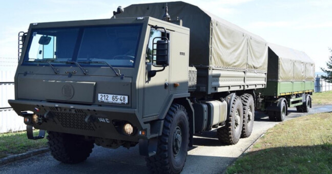 Společnost Panav dodala přívěsy armádě už v roce 2023. Zdroj: Armáda České republiky