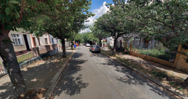 Ulice Metodějská, zdroj: Mapy.cz