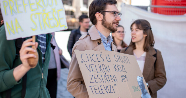 Podpoří média pochodem. Z Olomouce půjdou až do Prahy