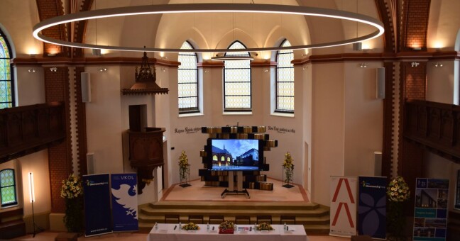 Interiér Červeného kostela, foto: Olomoucký Report