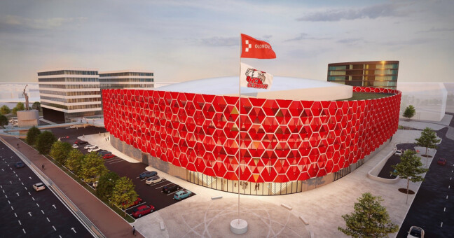 Návrh multifunkční haly; zdroj: Redstone