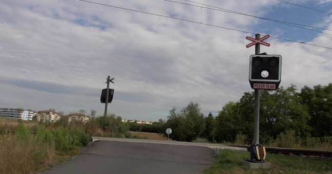 Přejezd ve Slavoníně, zdroj: Seznam Mapy