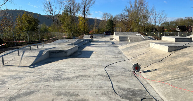Aktuální stav hranického skateparku, zdroj: město Hranice