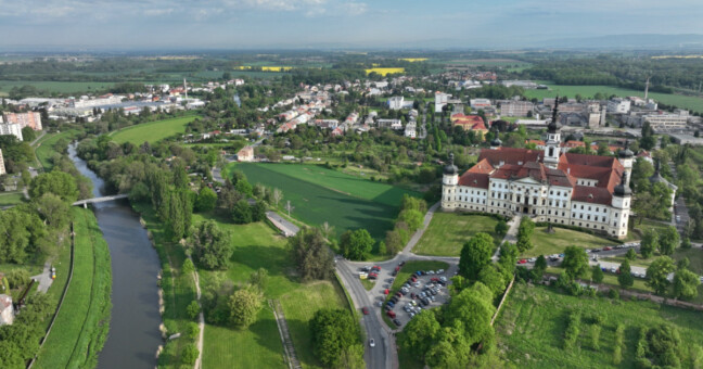 Protipovodňová opatření u Klášterního Hradiska, zdroj: město Olomouc