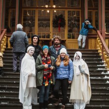 Matěj Podhola druhý zleva v horní řadě, Martina Seidlerová druhá zleva v dolní řadě, zdroj: Sudetikus