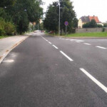 Opravená silnice v Neředíské ulici