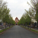 Centrální kaple na městském hřbitově v Neředíně