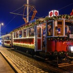 Vánoční tramvaj v Praze, zdroj: MHD86.cz
