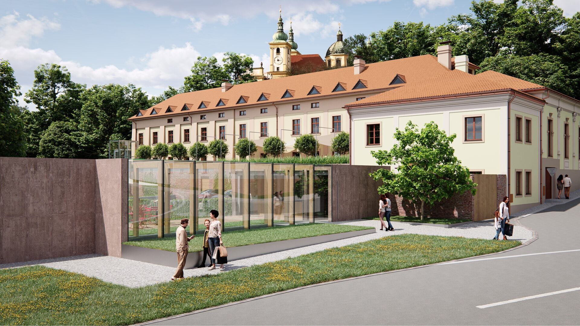 Vizualizace zahrady, zdroj: Otevřeme zahradu