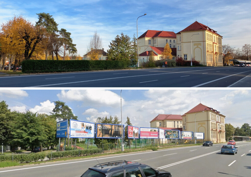 12 billboardů u ZŠ Mozartova