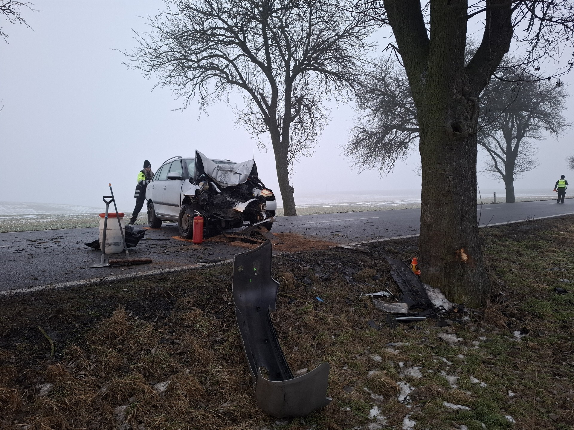 Nehoda u Vřesovic, zdroj: HZS Olomouckého kraje