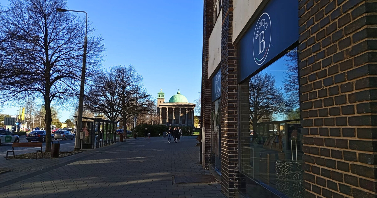 Pohled na Husův sbor