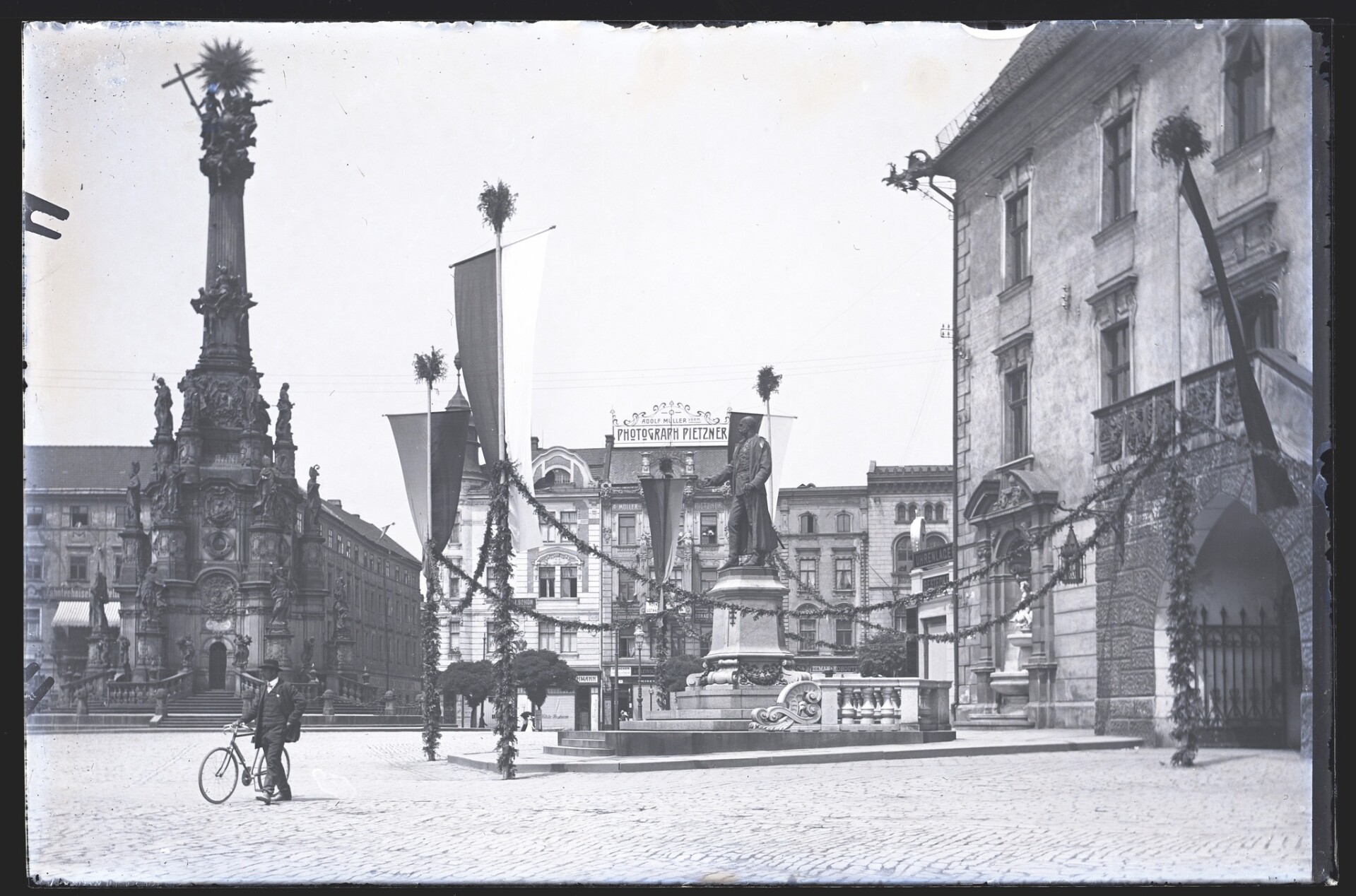 Radnice na Horním náměstí, rok 1912