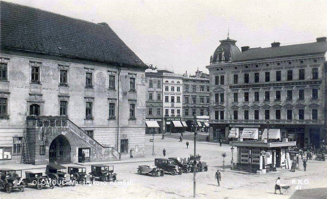 Horní náměstí, pohled na radnici