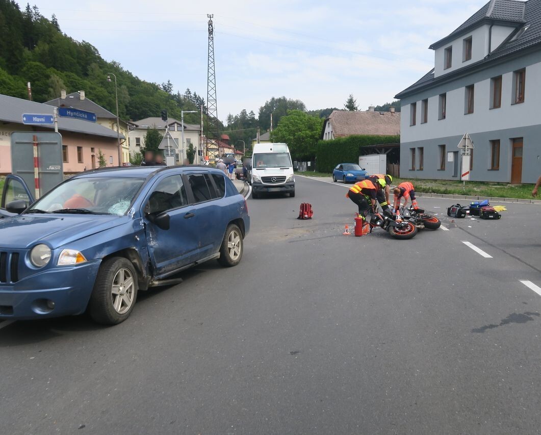 Dopravní nehoda v Hanušovicích