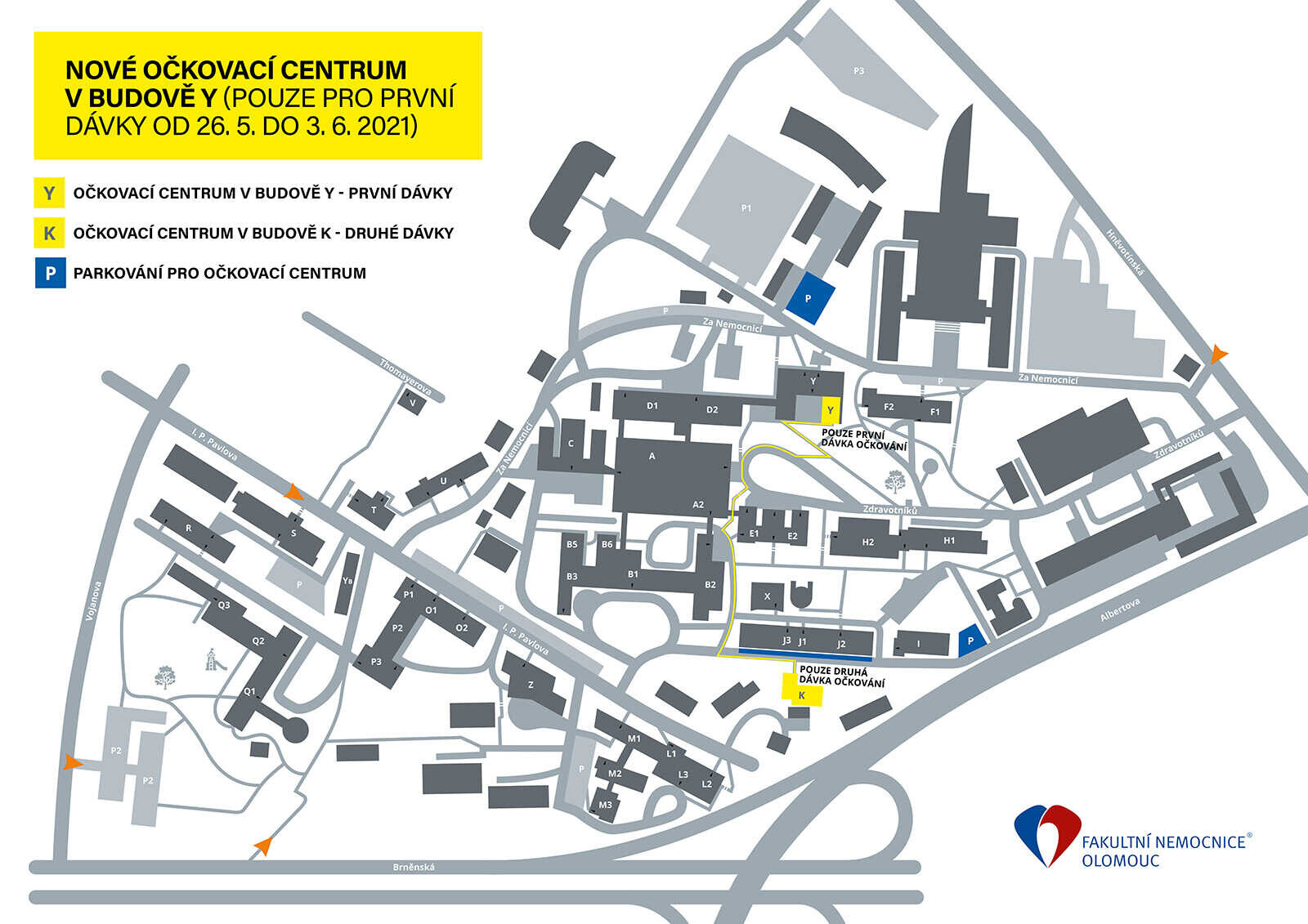 Očkovací centrum v budově K