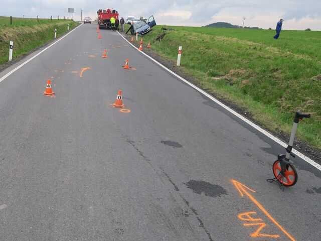 Dopravní nehoda Jesenicko, foto: PČR
