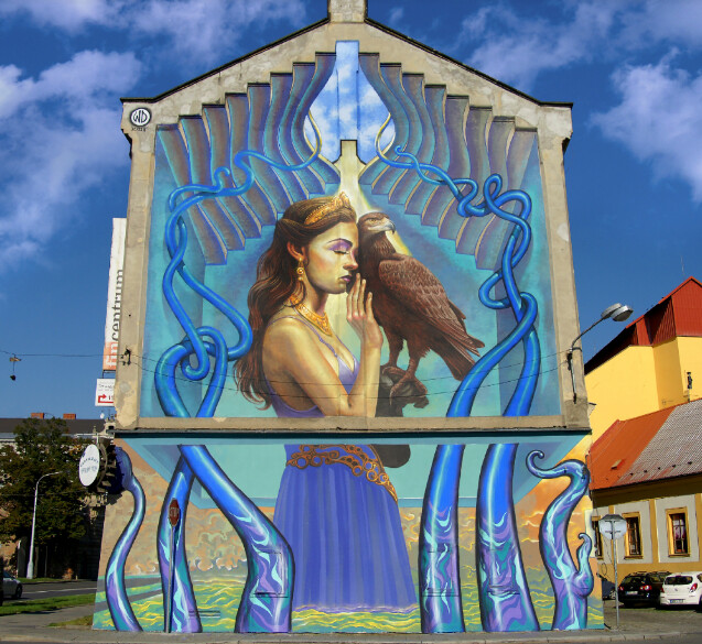 Mural na pomezí ulic Laffayetova a tř. Svobody, zdroj: SAFE