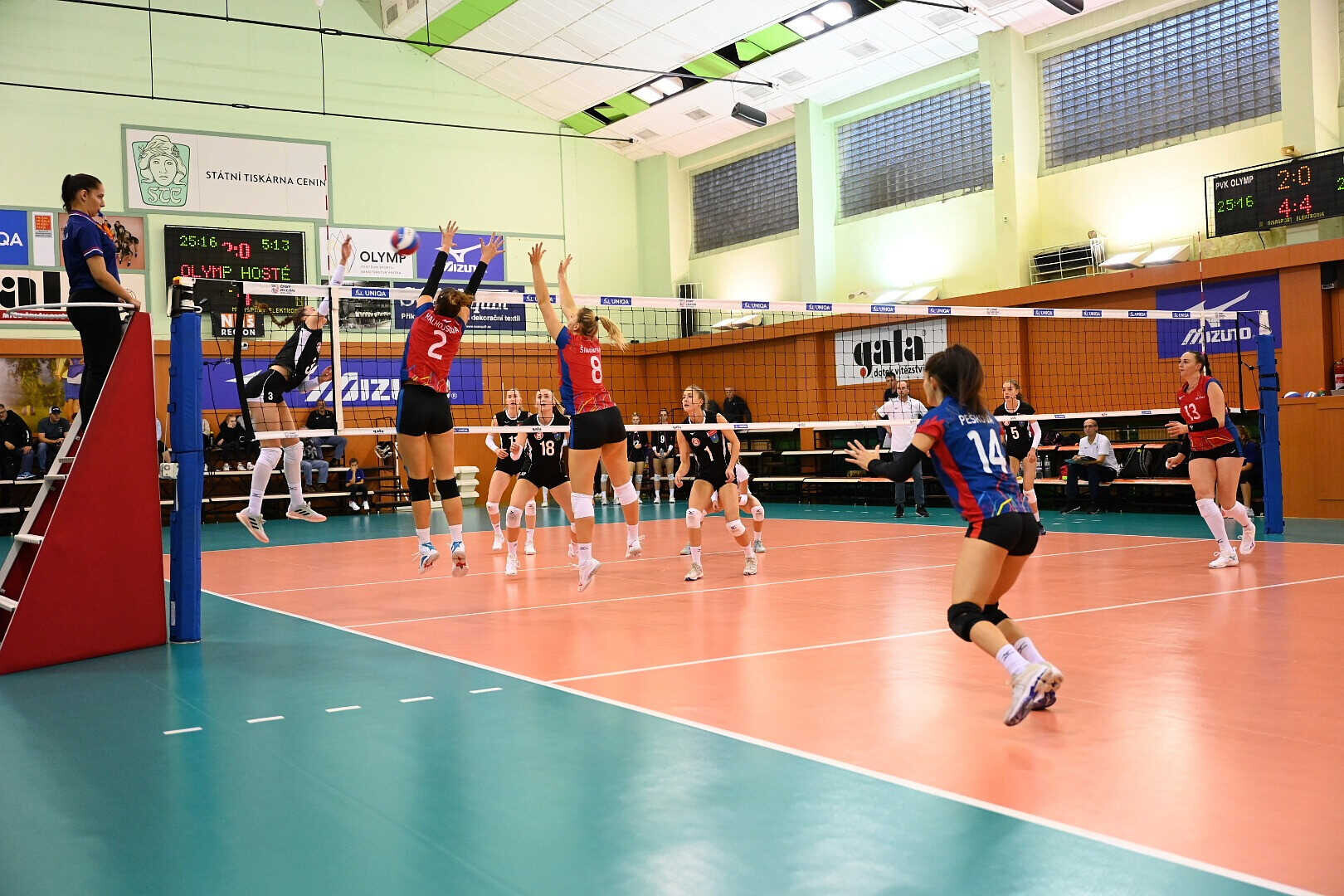 Utkání hráček Olymp Praha a Sokol Šternberk | zdroj: TJ Sokol Šternberk