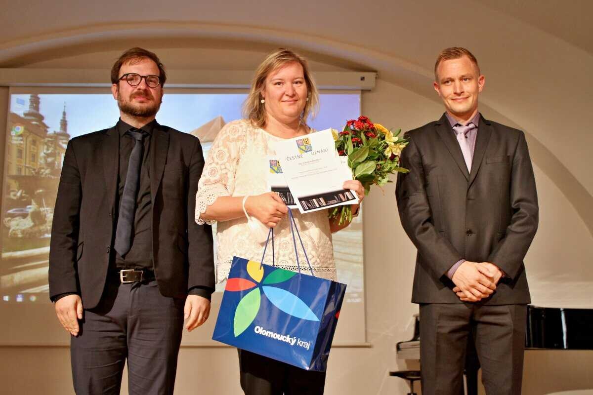 Na druhém místě skončila Zdenka Šimíková z Lipové-lázní, zdroj: Olomoucký kraj