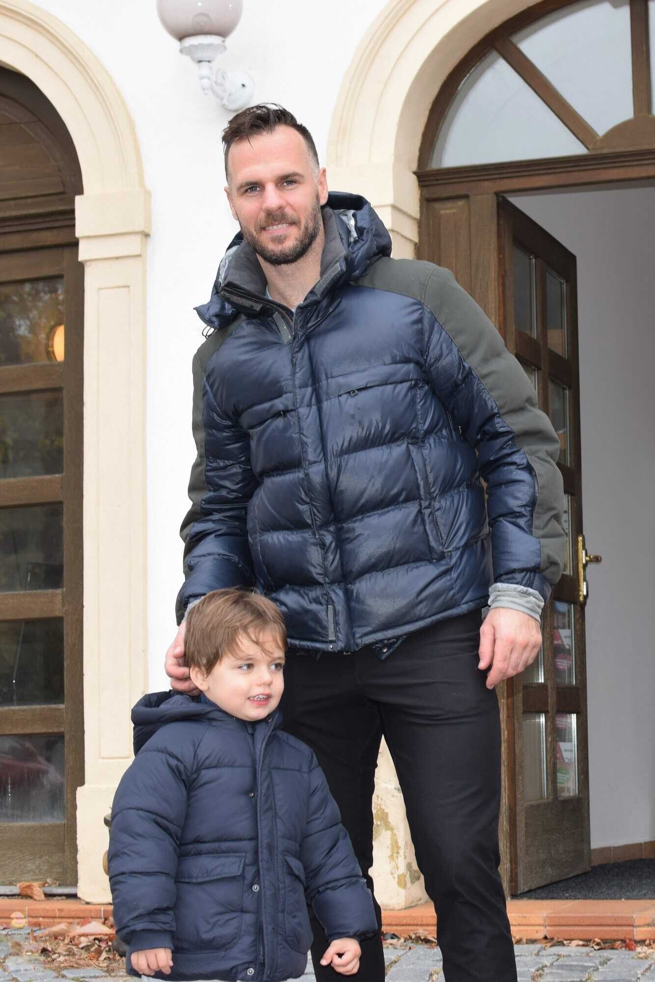 David Krejčí se synem, Foto: Olomoucký Report