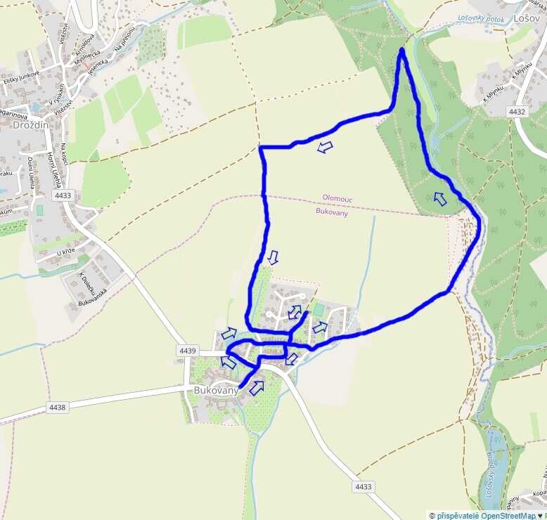 Mapa trasyZdroj: Přírodaveměste.cz