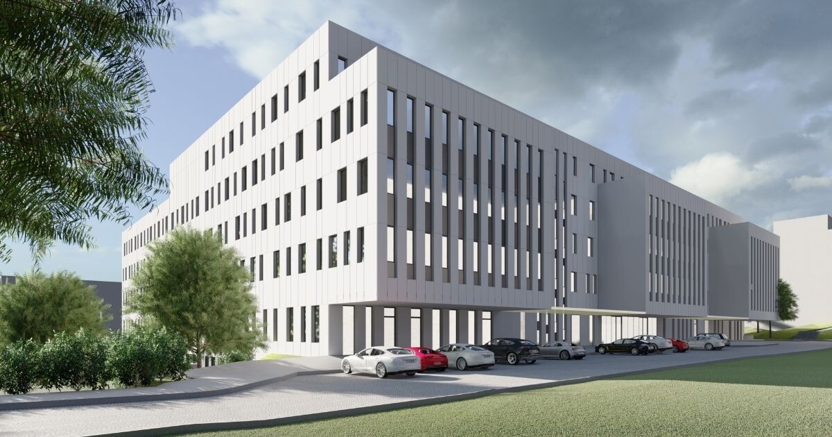 Novostavba budovy F; Zdroj: FNOL