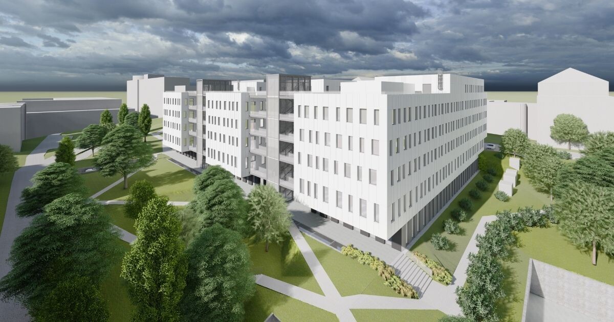 Novostavba budovy F; Zdroj: FNOL