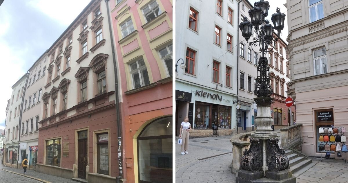 Dům 36 a lampa od kováře Johanna Lefenda