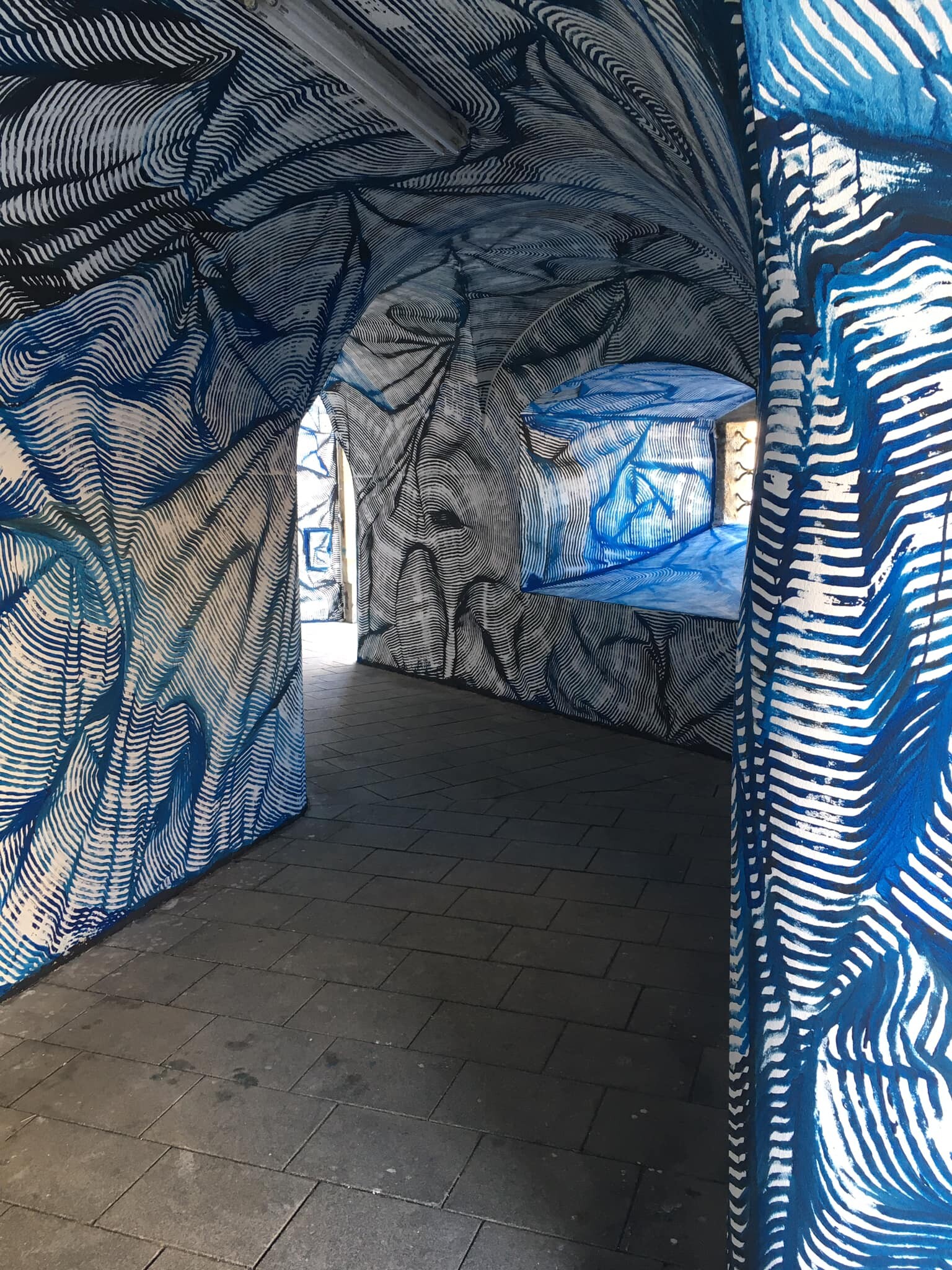 Nově vymalovaná Lomená galerie; zdroj: Olomoucký Report