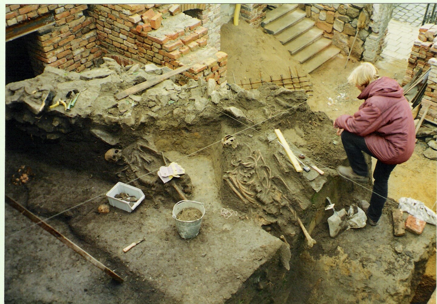 Archeologický průzkum v roce 1998; zdroj: Radek Banat