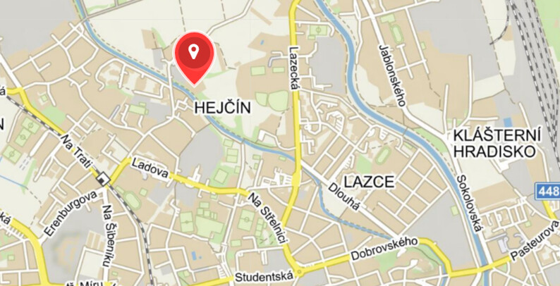 Hřiště se nachází v resortu Krásná Morava, zdroj: Mapy.cz