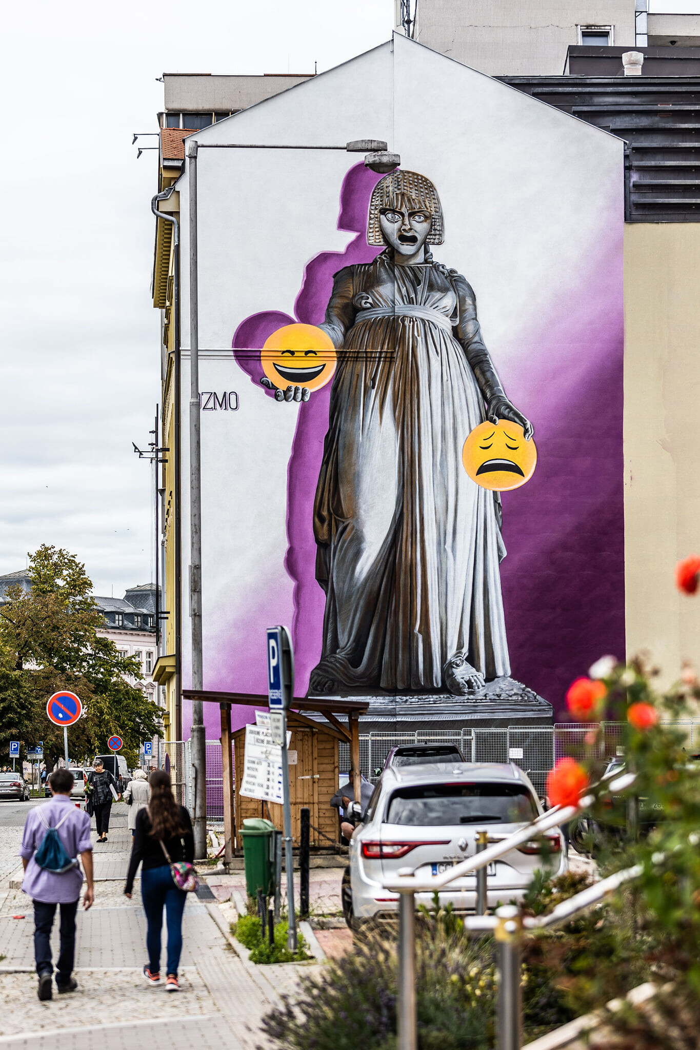 Diskutovaný mural umělce Ozma nahradí letos jiný. Zdroj: SAFE