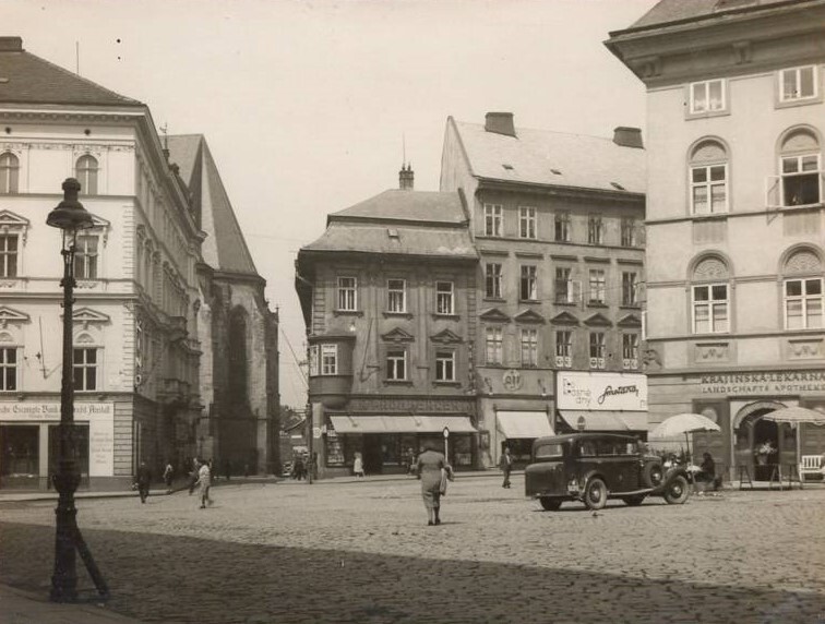 Krajinská lékárna v letech 1925-1935; zdroj: Katalog NPÚ