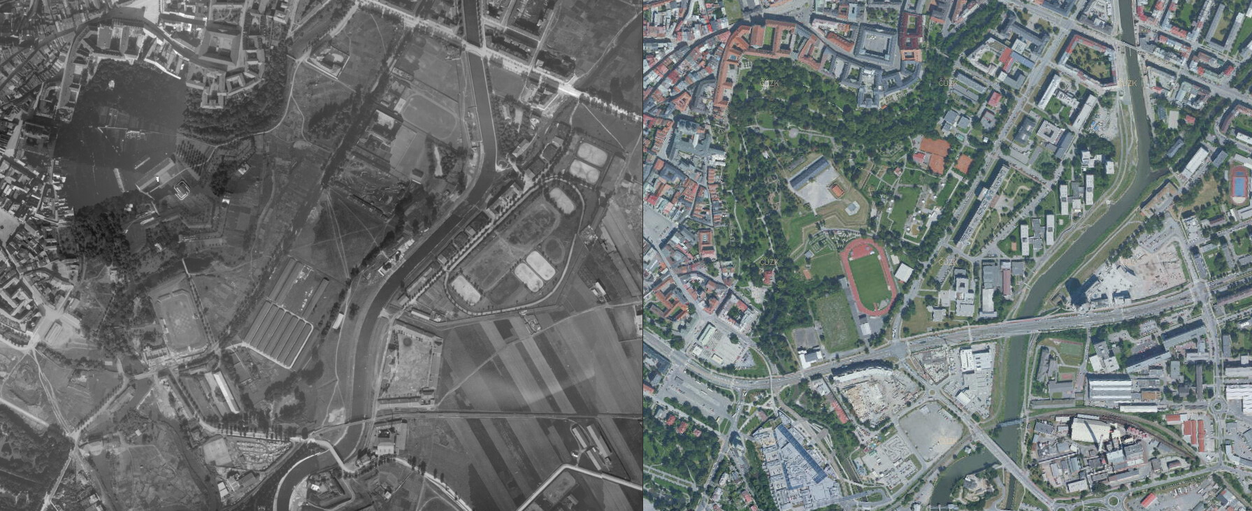zdroj: Olomouc z výšky