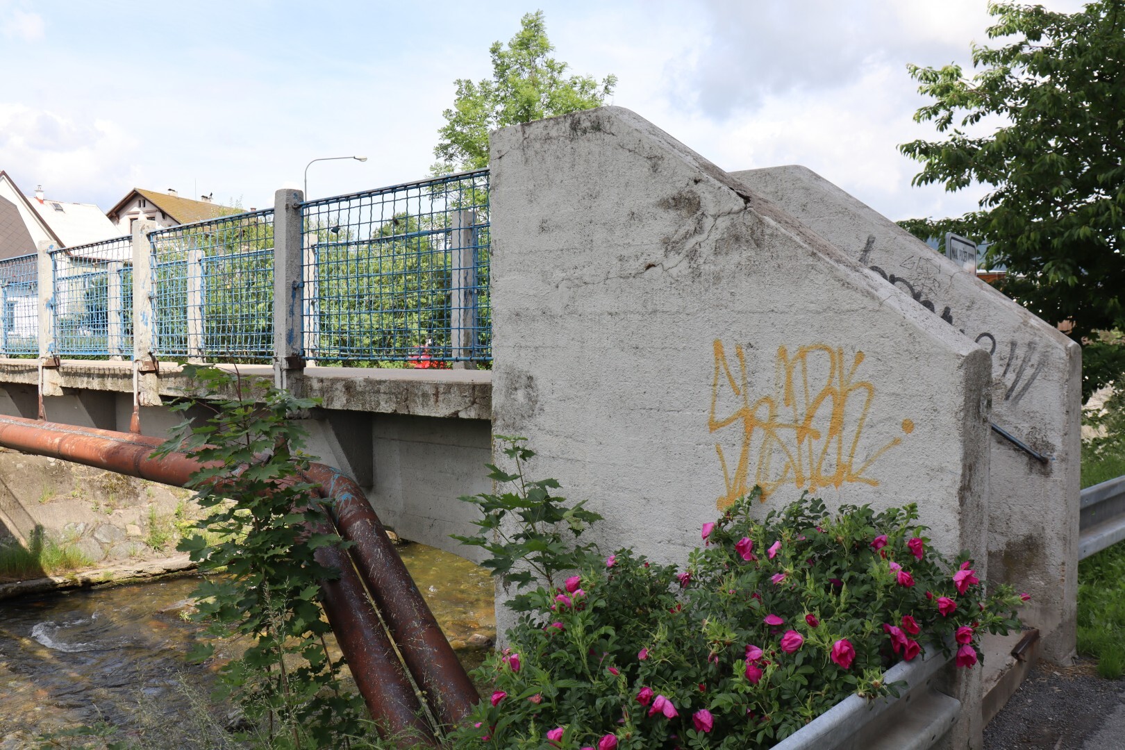Lávka na ulici Nábřežní před rekonstrukcí, zdroj: město Jeseník
